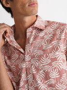 Camisa Regular Fit Twill Rosa Mr. Blue