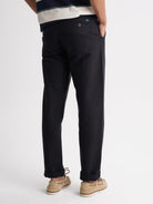 Calças Chinos Regular Fit Linho Azuis Mr. Blue