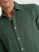 CAMISA VERDE MANGA COMPRIDA REGULAR FIT MARK BELLUCCI