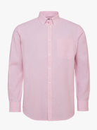Camisa Regular Fit Linho Rosa Mr. Blue