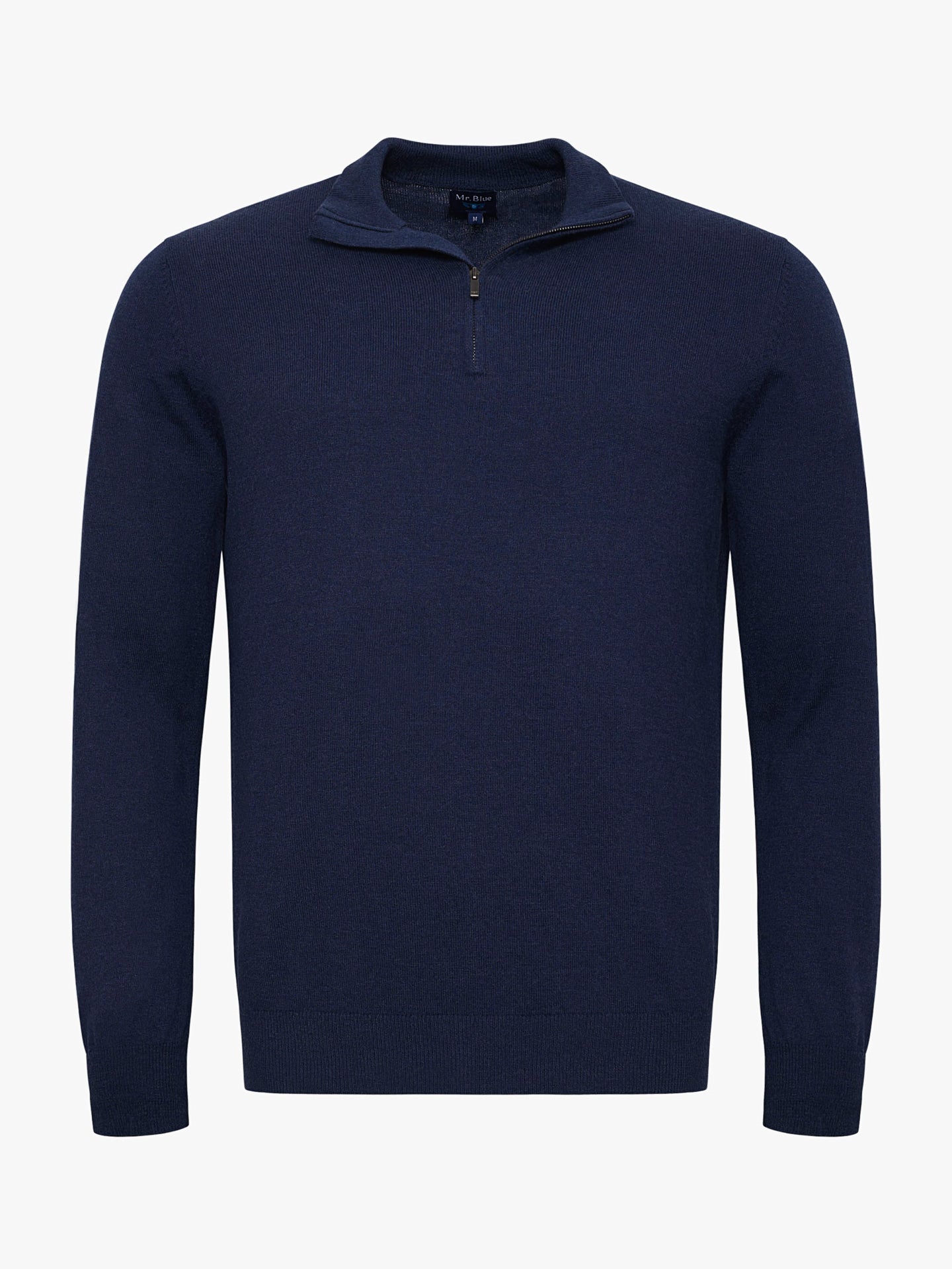 JERSEY DELGADO AZUL CON CODERAS MR REGULAR FIT. AZUL