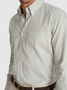 CAMISA VERDE MANGA COMPRIDA REGULAR FIT MR. BLUE