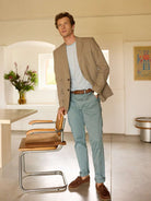 Blazer Bege De Linho Mr. Blue