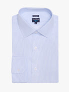 Camisa Algodão Azul Manga Comprida Classic Fit Mr. Blue