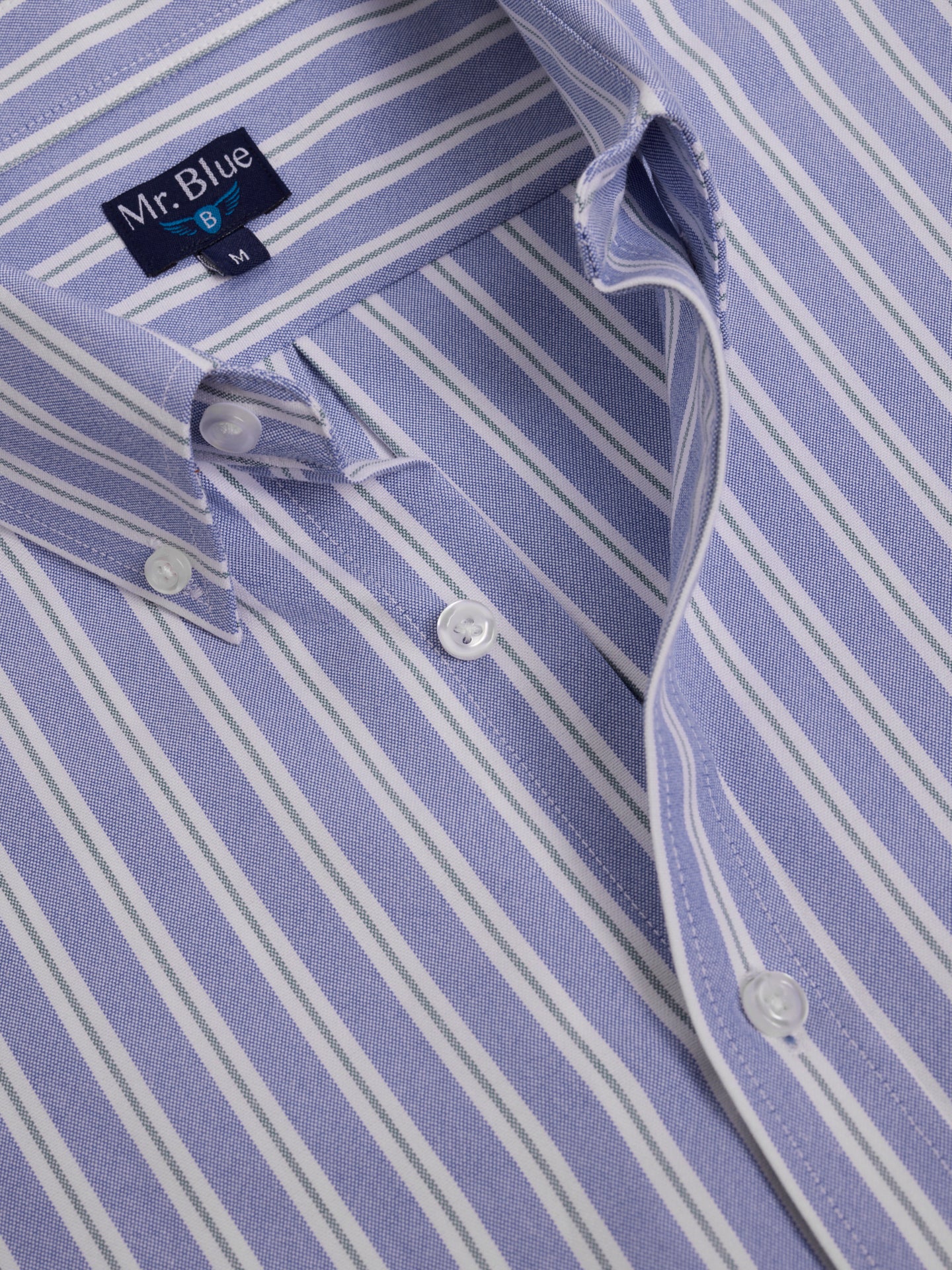 BLUE COTTON SHIRT LONG SLEEVE REGULAR FIT MR. BLUE