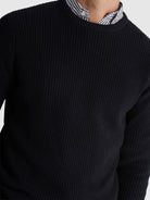 Pullover Algodão Azul Manga Comprida Regular Fit Mr. Blue