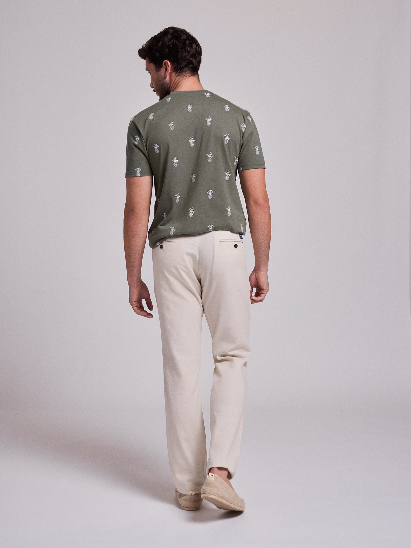 BEIGE LINEN REGULAR FIT MR. BLUE