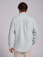 CAMISA LINHO VERDE MANGA COMPRIDA TAILORED FIT MARK BELLUCCI