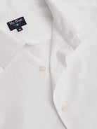 Camisa Algodão Branca Manga Comprida Slim Fit Mr. Blue