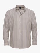 CAMISA ALGODÃO VERDE MANGA COMPRIDA REGULAR FIT MR. BLUE