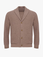 BEIGE MERINO WOOL PULLOVER LONG SLEEVE REGULAR FIT MARK BELLUCCI
