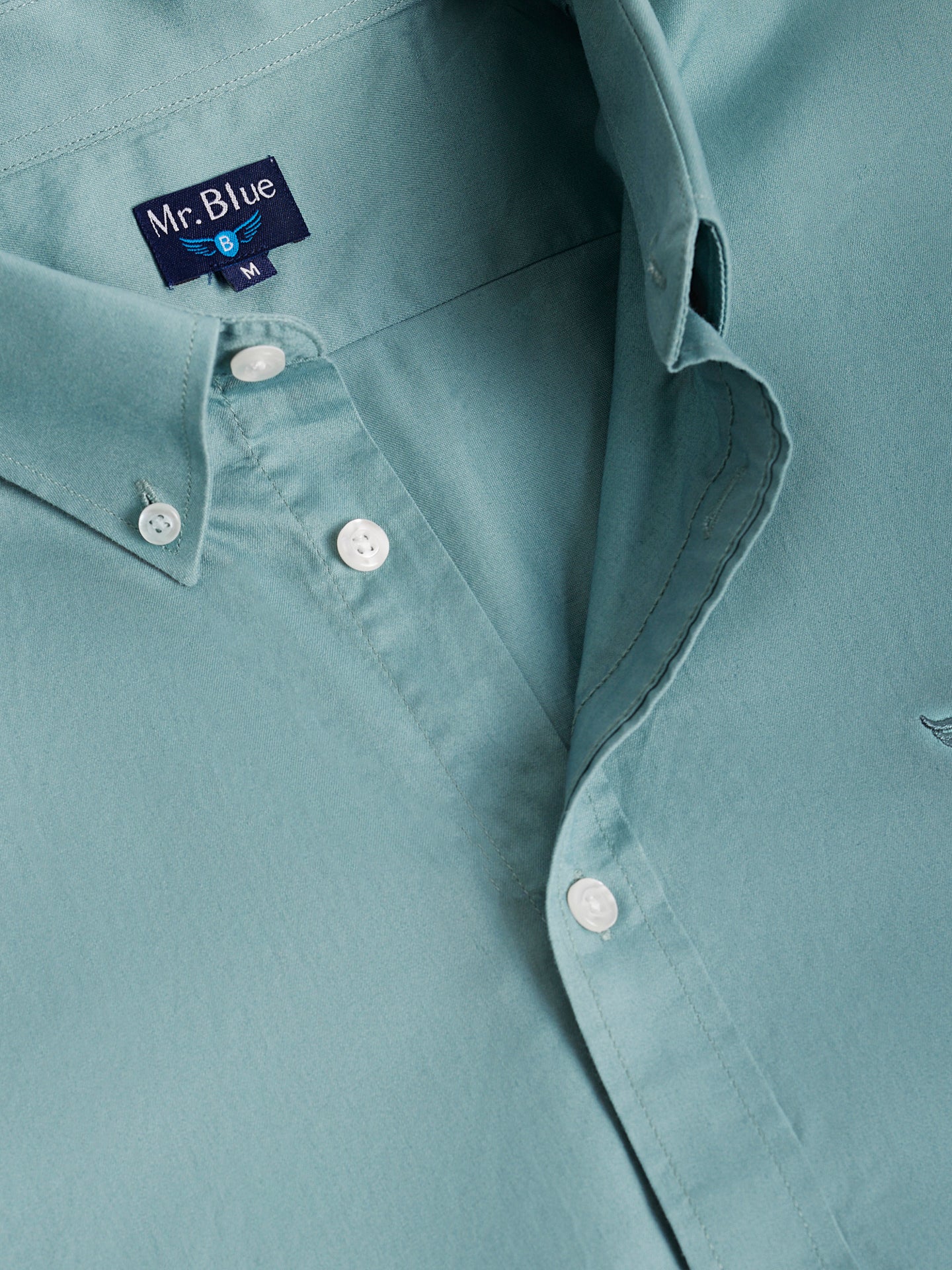 CAMISA VERDE REGULAR FIT MR. BLUE