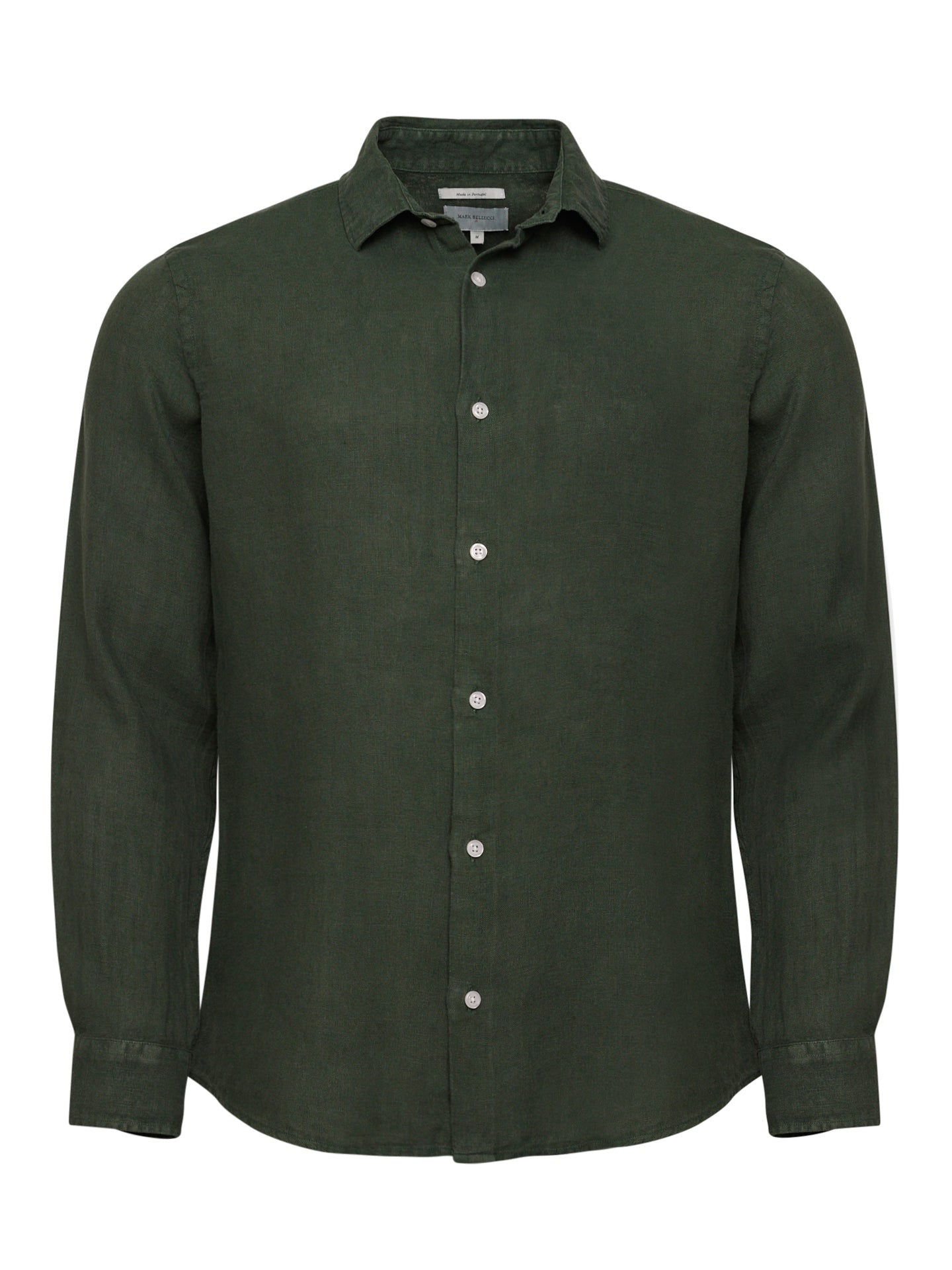 CAMISA VERDE MANGA COMPRIDA TAILORED FIT MARK BELLUCCI