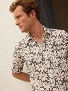 Camisa Regular Fit Linho Cinzenta Mr. Blue