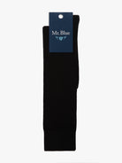 Meias Pretas Regular Fit Mr. Blue