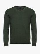 Pullovers Fino Decote em V Mr. Blue