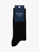 Meias Pretas Regular Fit Mr. Blue