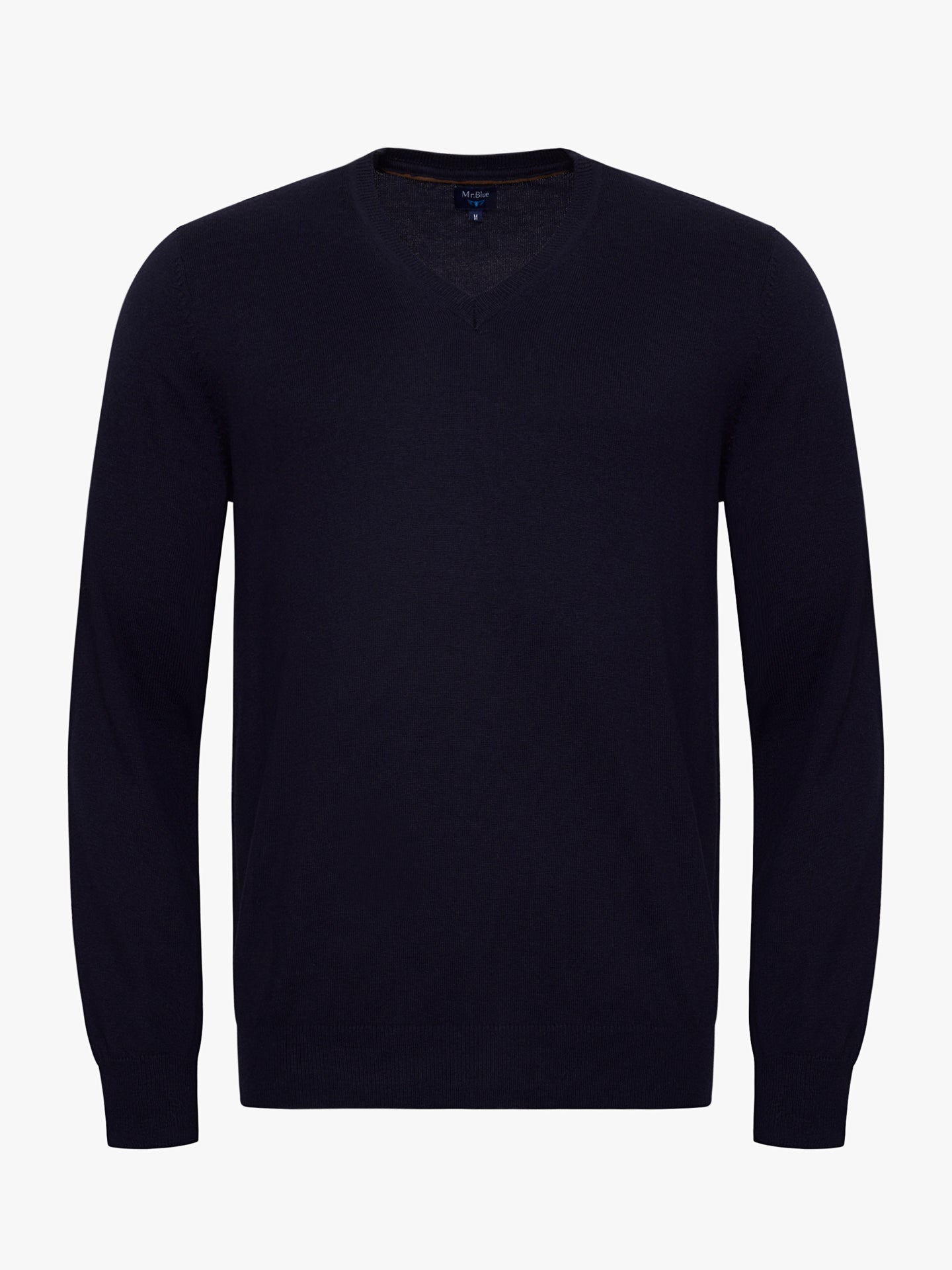 Pullover Algodão Azul Manga Comprida Regular Fit Mr. Blue