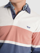 Rugbie Algodão Azul Manga Comprida Regular Fit Mr. Blue