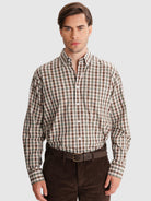 GREEN REGULAR FIT MR SHIRT. BLUE