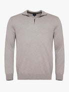 PULLOVER ALGODÃO CINZENTO MANGA COMPRIDA REGULAR FIT MR. BLUE