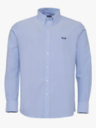 BLUE REGULAR FIT MR SHIRT. BLUE