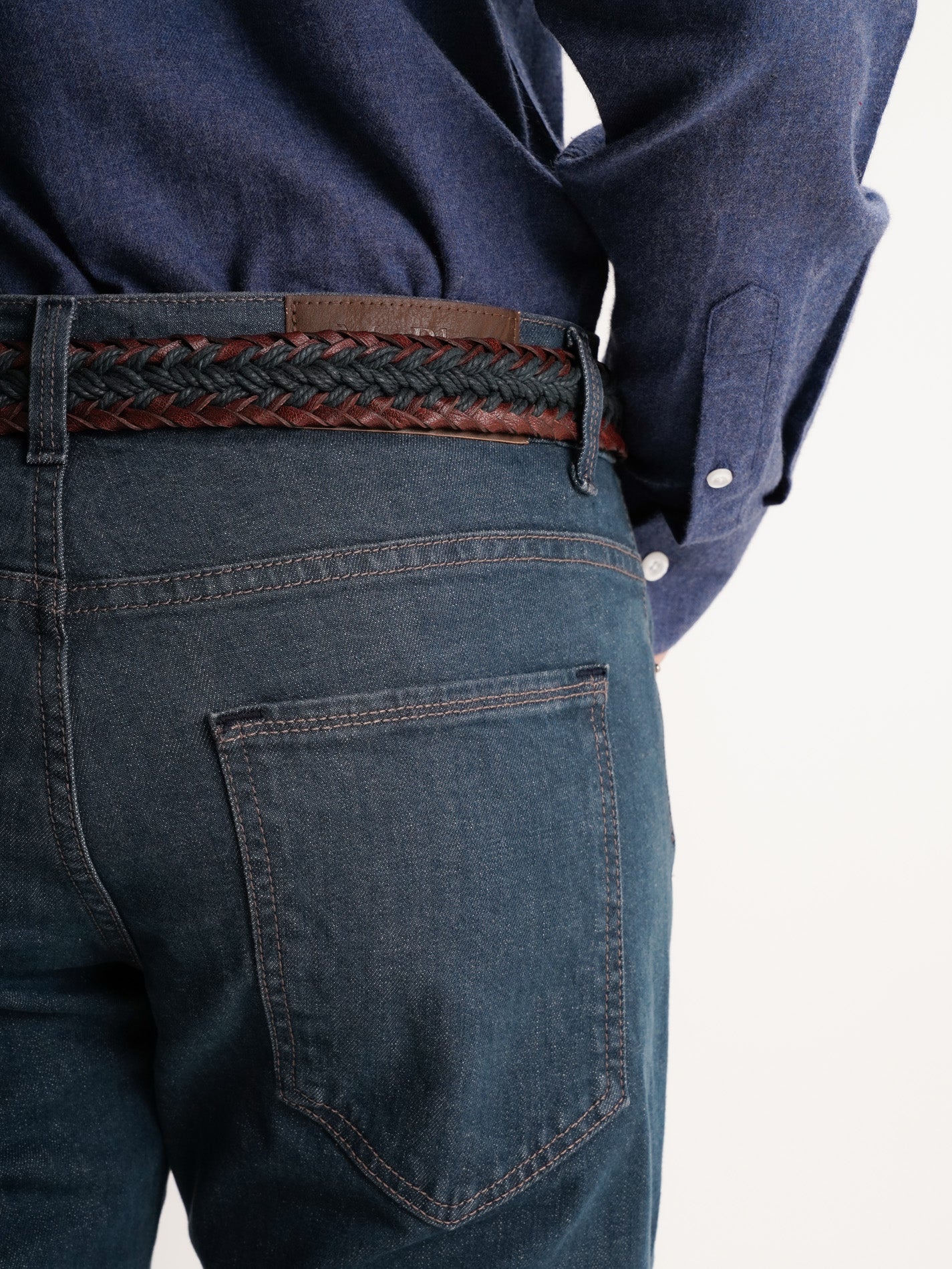 GRAY JEANS SLIM FIT MR. BLUE