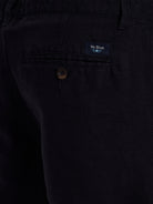 Calças Chinos Regular Fit Linho Azuis Mr. Blue