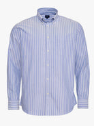 BLUE REGULAR FIT MR SHIRT. BLUE