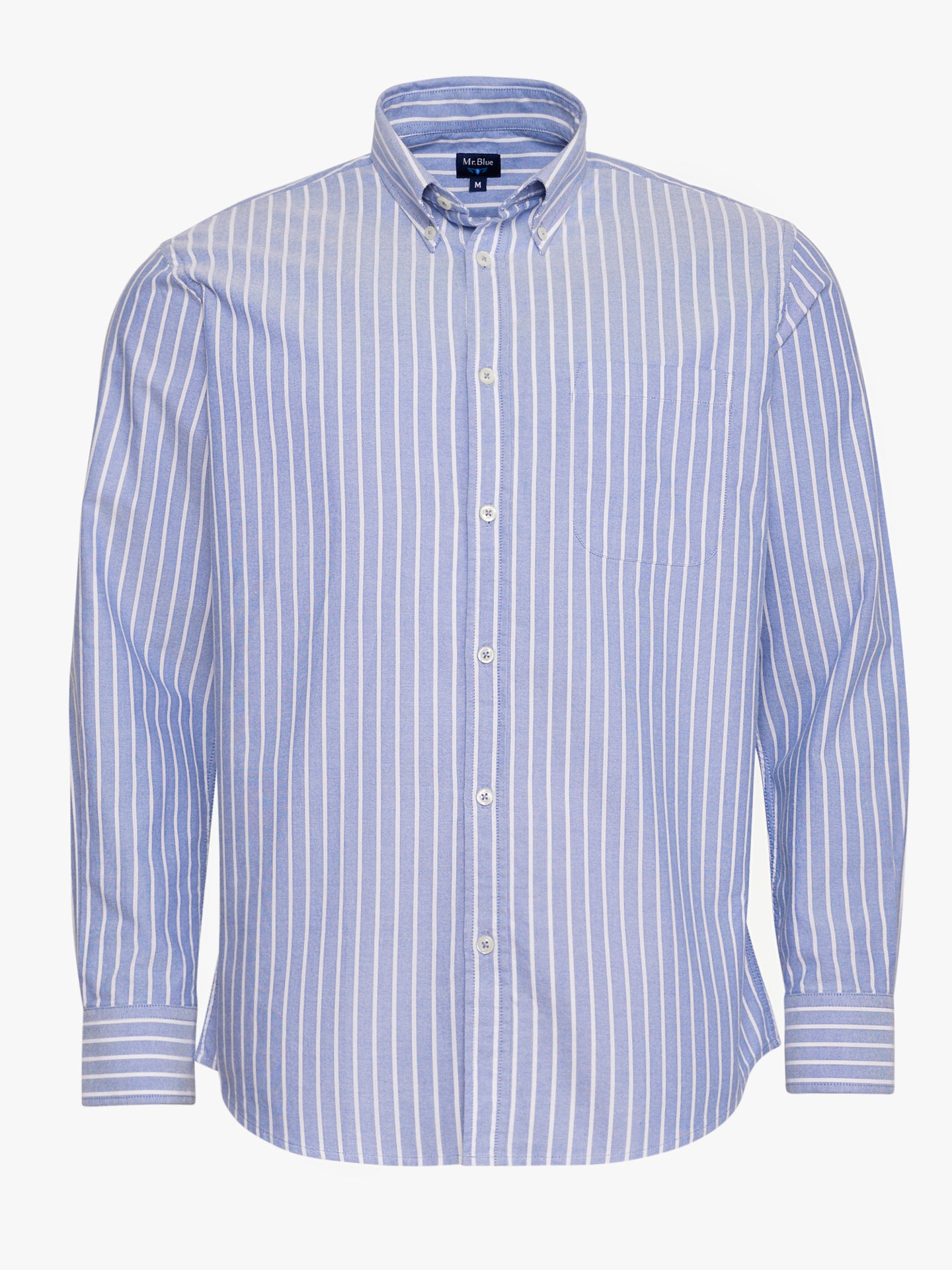 BLUE REGULAR FIT MR SHIRT. BLUE