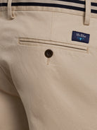 BEIGE STRUCTURED TROUSERS REGULAR FIT MR. BLUE
