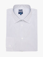Camisa Algodão Azul Manga Comprida Classic Fit Mr. Blue
