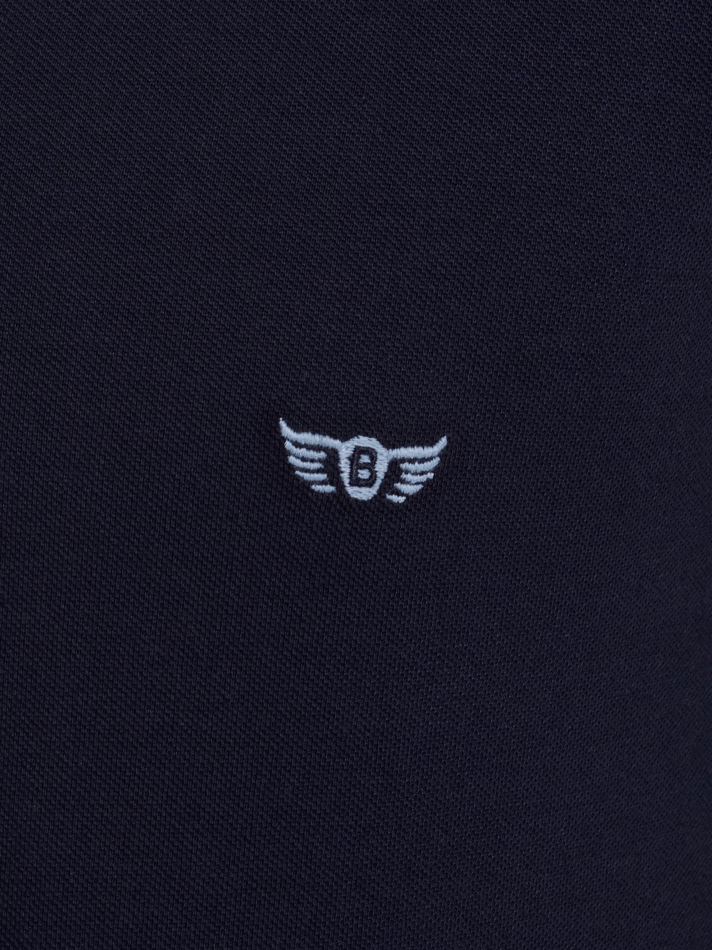 Polo Azul Manga Curta Regular Fit Mr. Blue