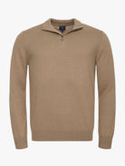 PULLOVER FINO BEGE MANGA COMPRIDA REGULAR FIT MR. BLUE