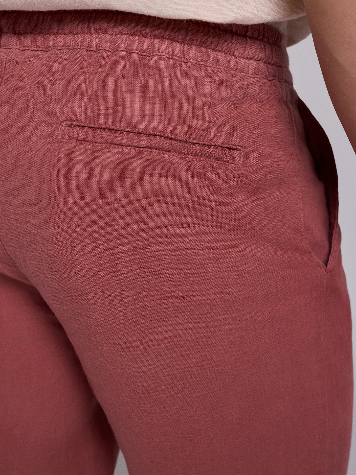 Bermuda Linho Rosas Regular Fit Mr. Blue