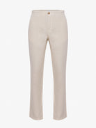 PANTALÓN LINO REGULAR FIT BEIGE MARK BELLUCCI