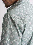 Camisa Regular Fit Popeline Verde Mr. Blue