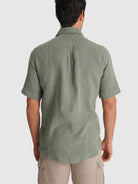 CAMISA VERDE MANGA CURTA TAILORED FIT MARK BELLUCCI