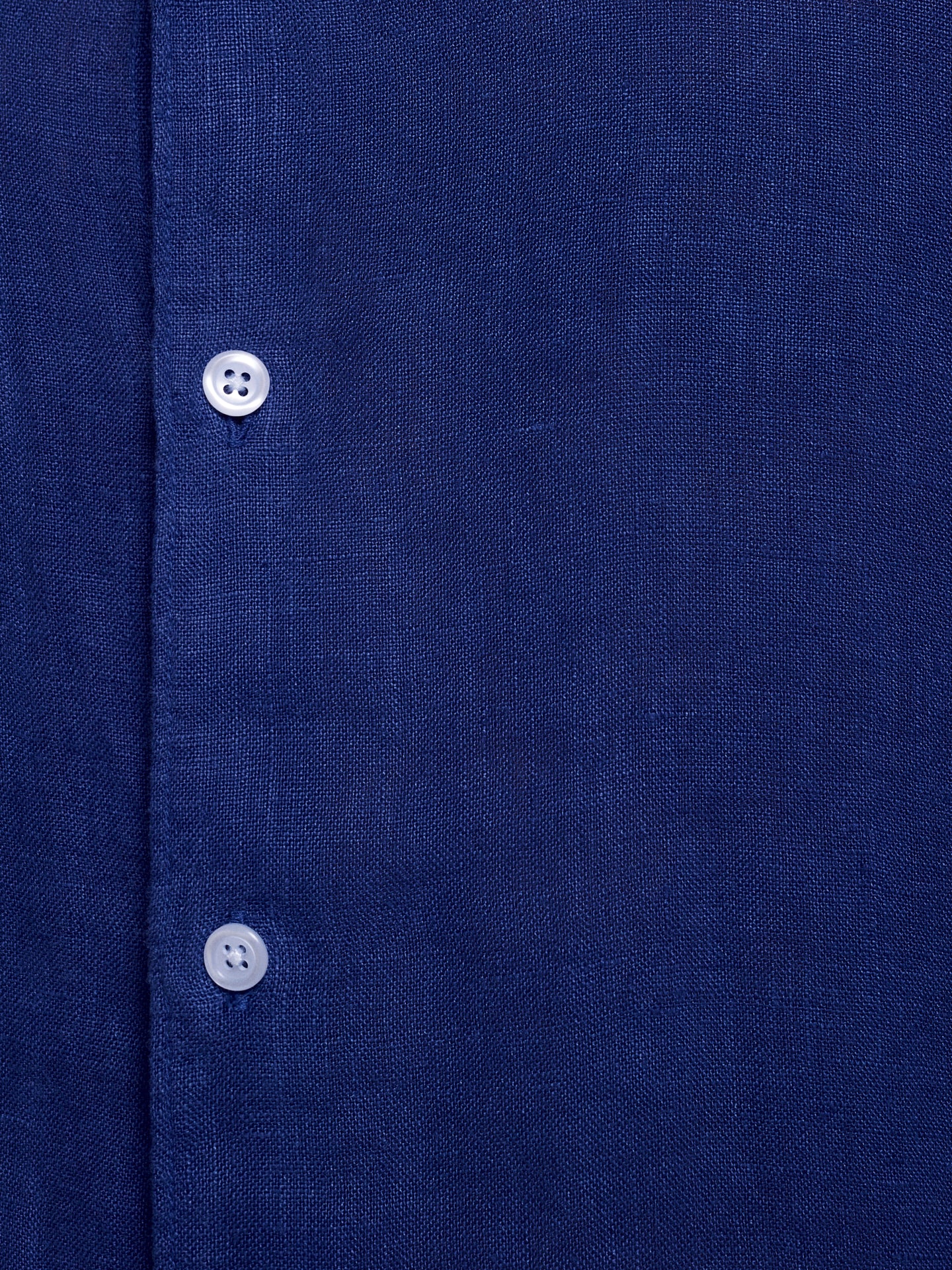 CAMISA LINHO AZUL MANGA COMPRIDA TAILORED FIT MARK BELLUCCI