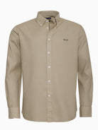 BEIGE TAILORED FIT MR SHIRT. BLUE