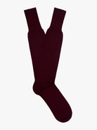 MEIAS ALGODÃO BORDEAUX REGULAR FIT MR. BLUE