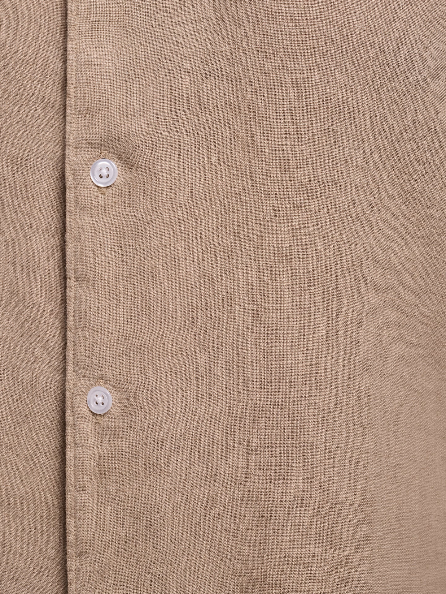 CAMISA LINHO CAMEL MANGA COMPRIDA TAILORED FIT MARK BELLUCCI