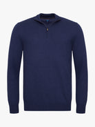 PULLOVER ALGODÃO AZUL MANGA COMPRIDA REGULAR FIT MR. BLUE