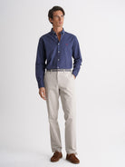 Calças Chinos Regular Fit Twill Cinzentas Mr. Blue