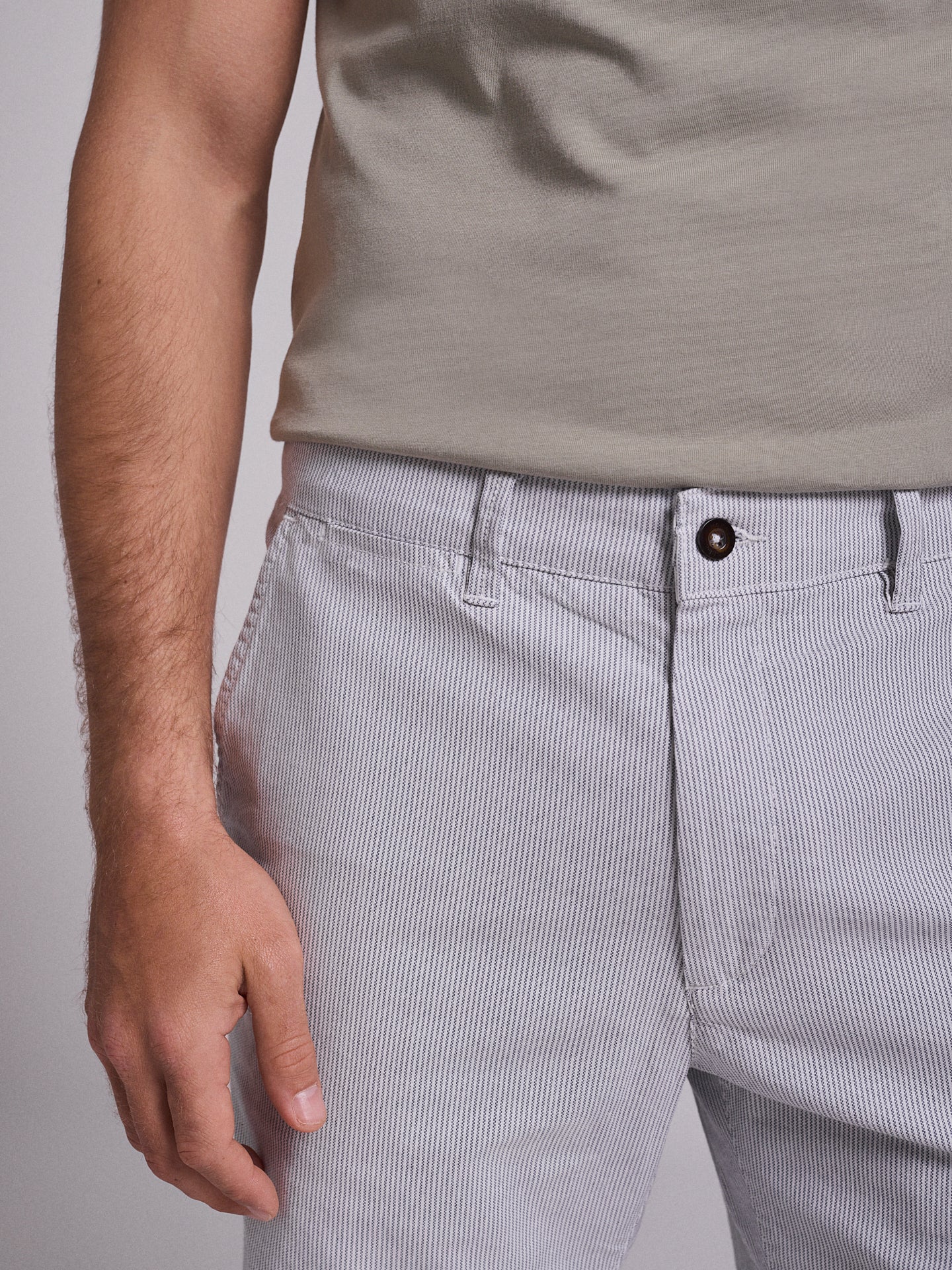 Bermuda Algodão Azuis Regular Fit Mr. Blue