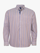 CAMISA ALGODÃO CASTANHA MANGA COMPRIDA REGULAR FIT MR. BLUE