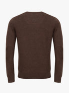 JERSEY FINO MARRÓN CON CODERAS MR REGULAR FIT. AZUL