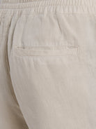 PANTALÓN LINO REGULAR FIT BEIGE MARK BELLUCCI