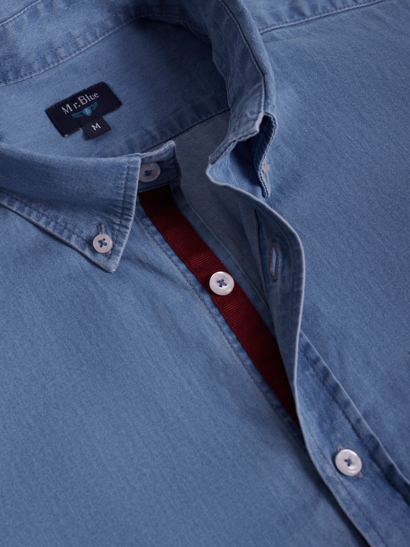 CAMISA MR AZUL REGULAR FIT. AZUL