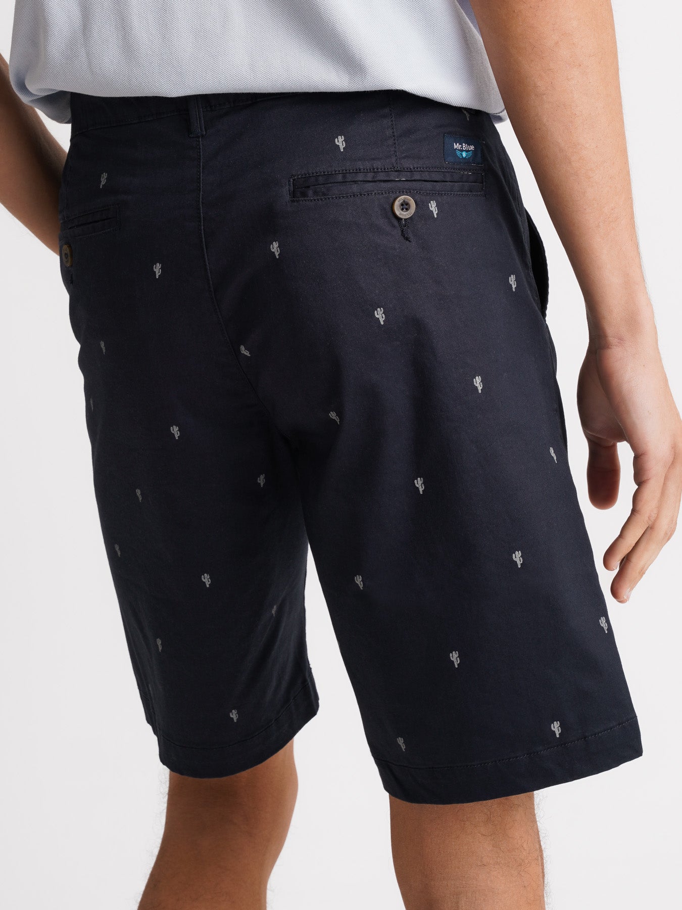 Calções Regular Fit Azuis Mr. Blue